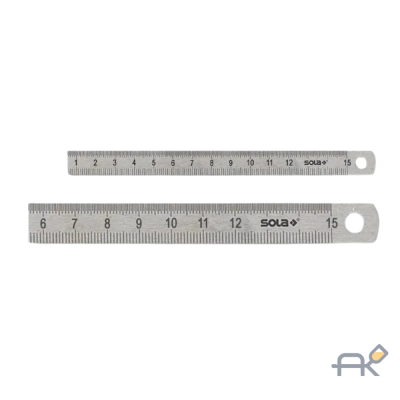 Линейка измерительная 150мм шир. 13мм. гибкая LSS 150 (SOLA) (56103001)